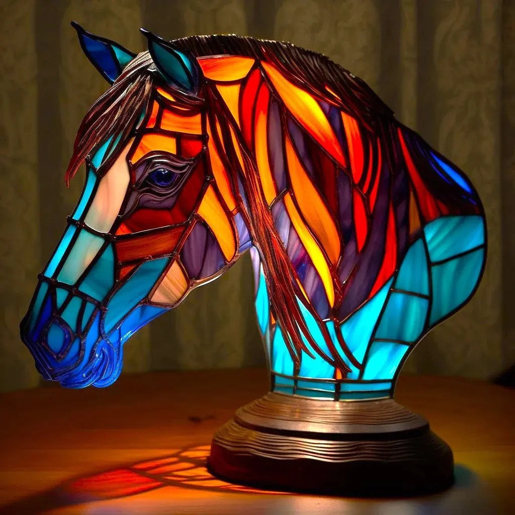 Pupuce – Enchanting Colored Glass Table Lamp