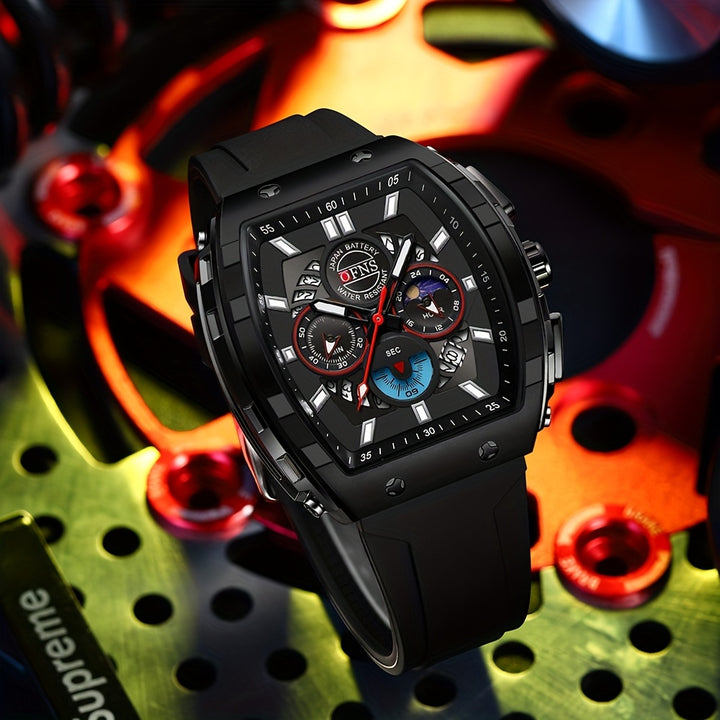 ONFS Men’s Sport Watch 2025 – Multifunctional Quartz Chronograph