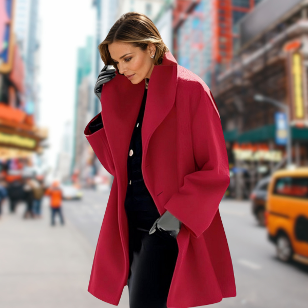 Emma - Premium Windproof Wool Coat