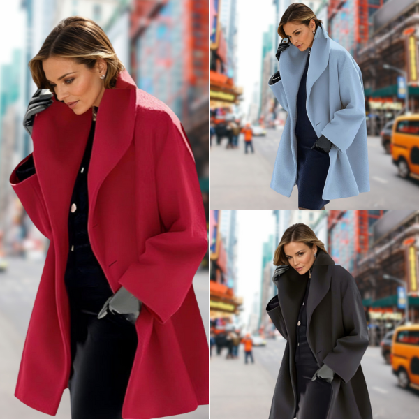 Emma - Premium Windproof Wool Coat