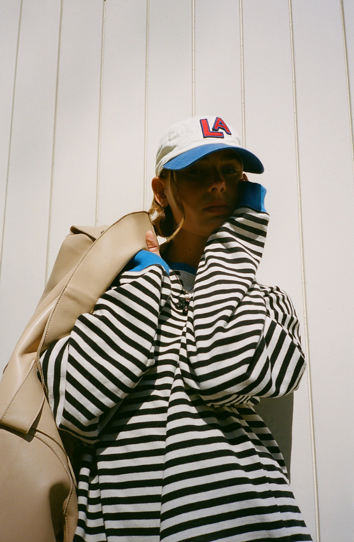 Mana | Oversized Striped Knit Sweater