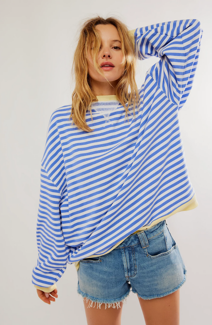 Mana | Oversized Striped Knit Sweater