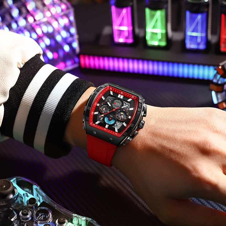 ONFS Men’s Sport Watch 2025 – Multifunctional Quartz Chronograph
