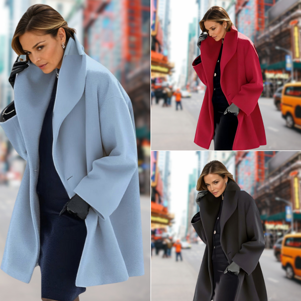 Emma - Premium Windproof Wool Coat