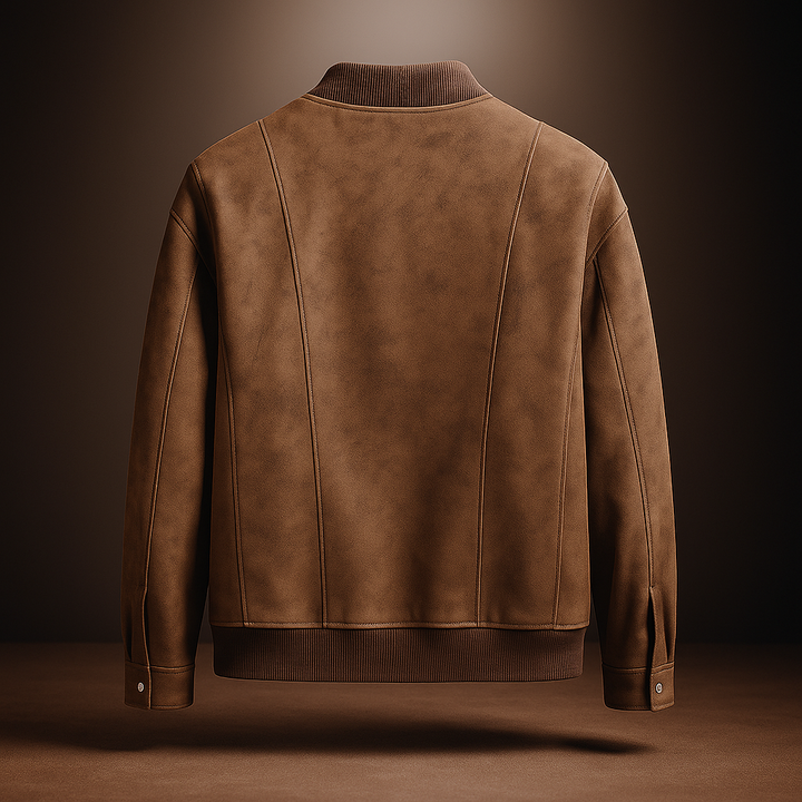 Valeron Suede Bomber Jacket