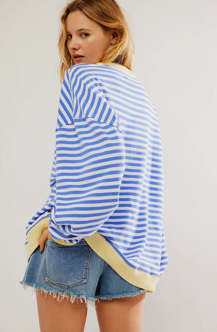 Mana | Oversized Striped Knit Sweater