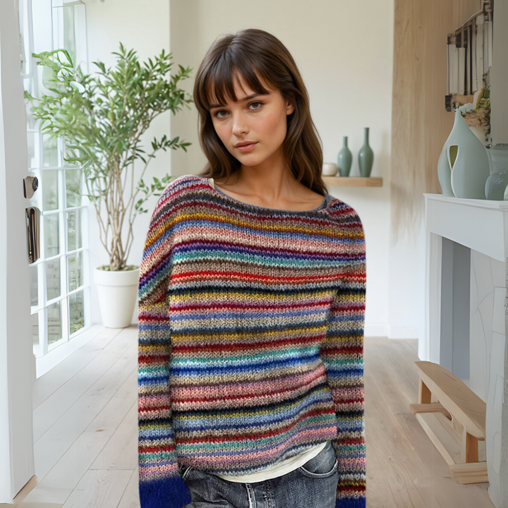 Manonin | Relaxed Striped Sweater for Ultimate Comfort