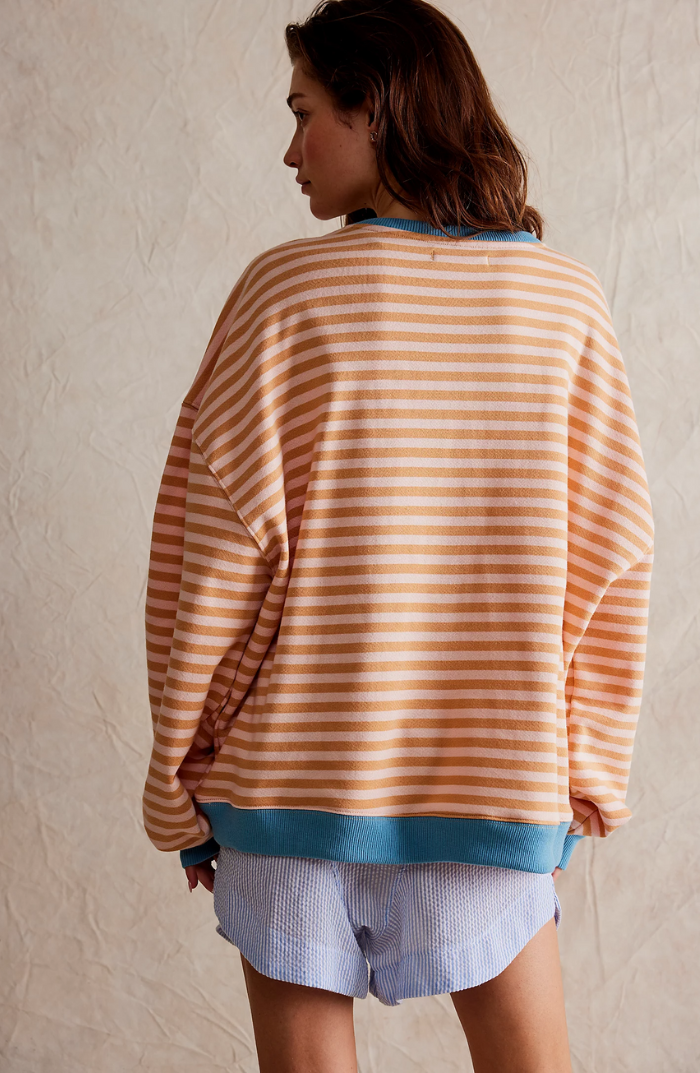 Mana | Oversized Striped Knit Sweater