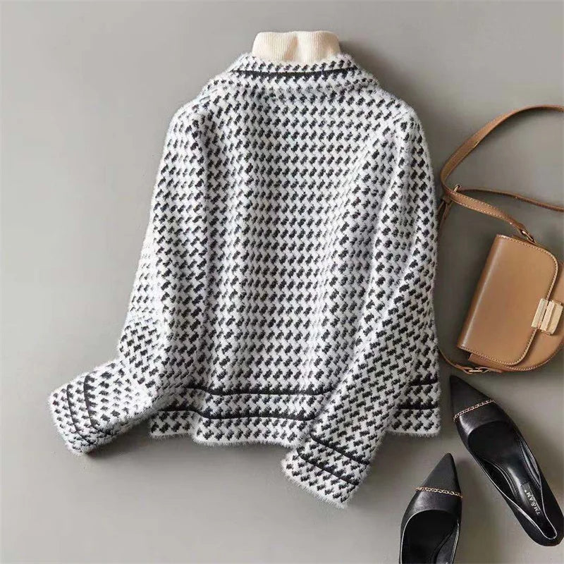 Belmont Houndstooth Jacket