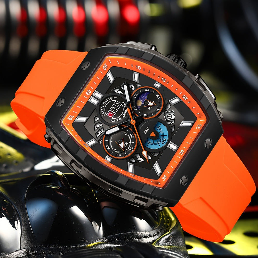 ONFS Men’s Sport Watch 2025 – Multifunctional Quartz Chronograph