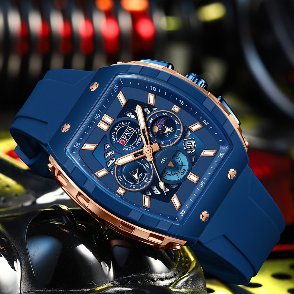 ONFS Men’s Sport Watch 2025 – Multifunctional Quartz Chronograph
