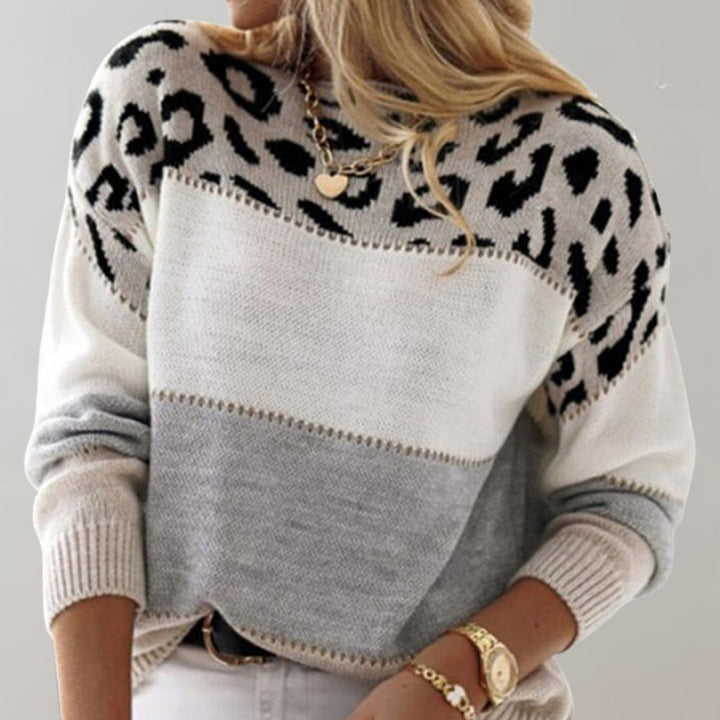 Cheyenne | Leopard Print Casual Sweater