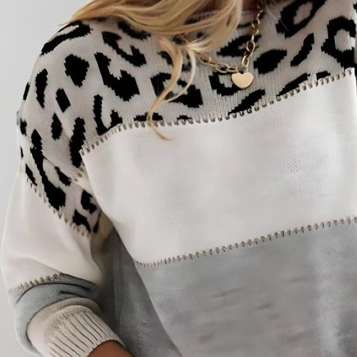 Cheyenne | Leopard Print Casual Sweater