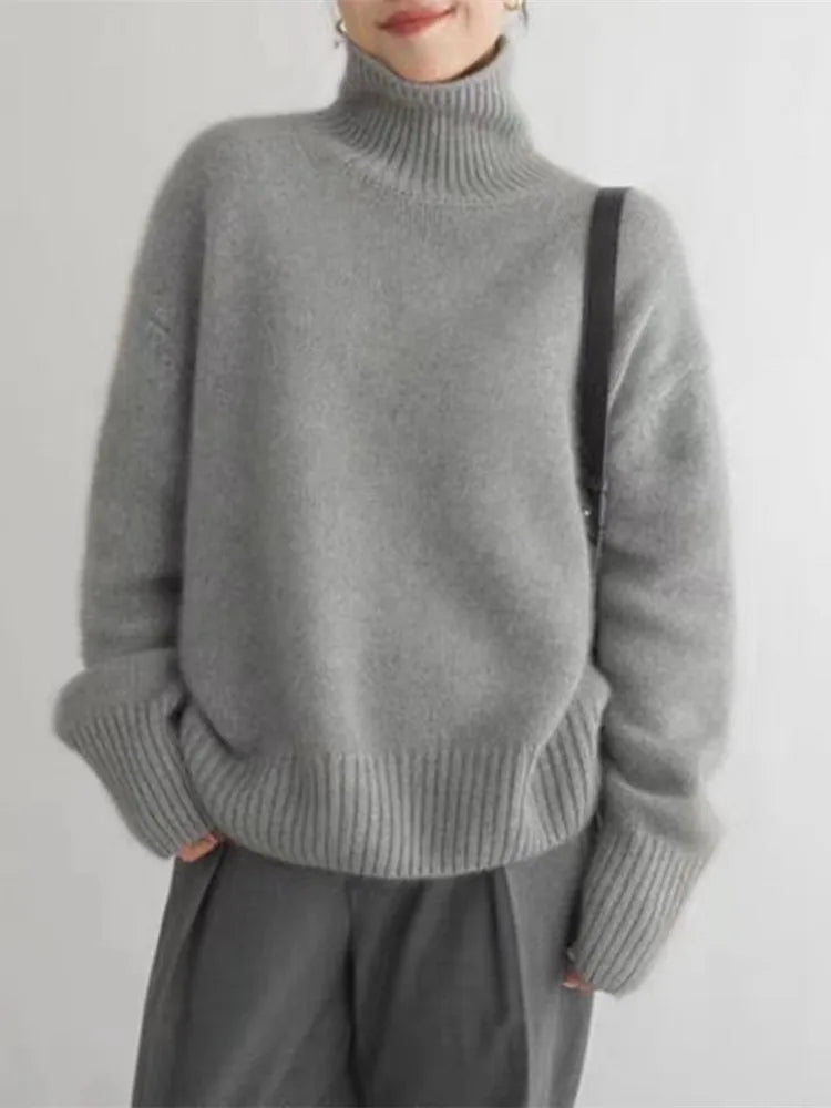 LINEA | Elevated High Neck Sweater