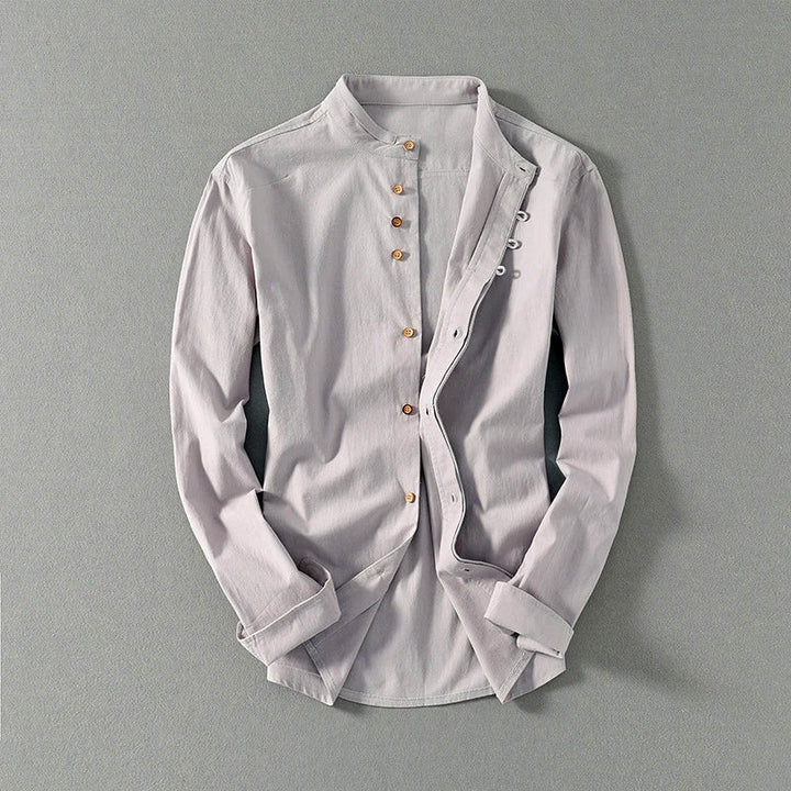 Kyoto Mandarin Linen Shirt