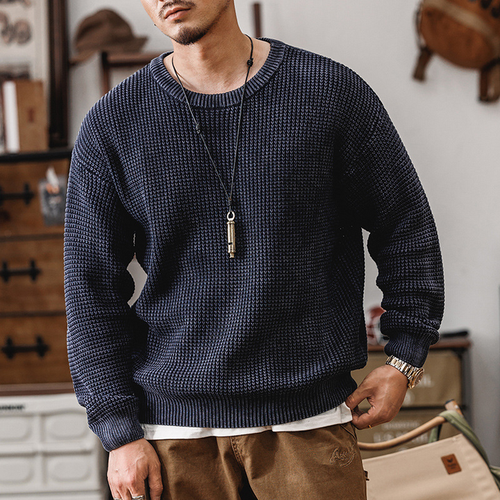 Metro Grid Sweater