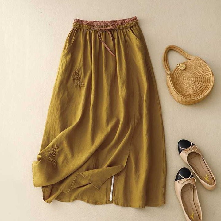 Vittoria Linen Skirt