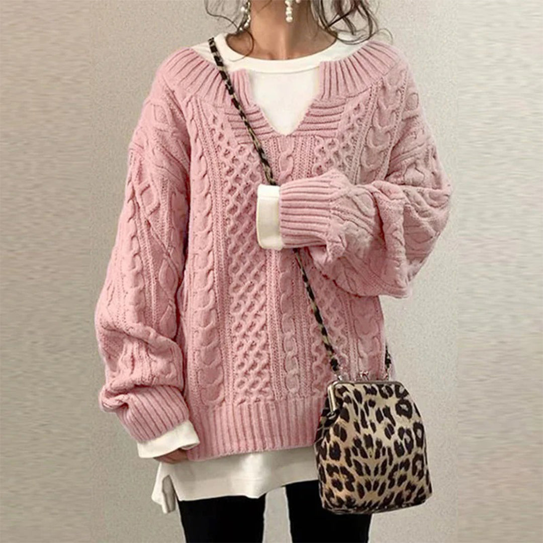 STACY | Chunky Knit Oversized Sweater
