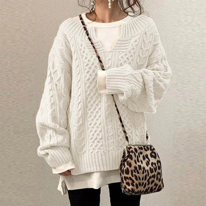 STACY | Chunky Knit Oversized Sweater