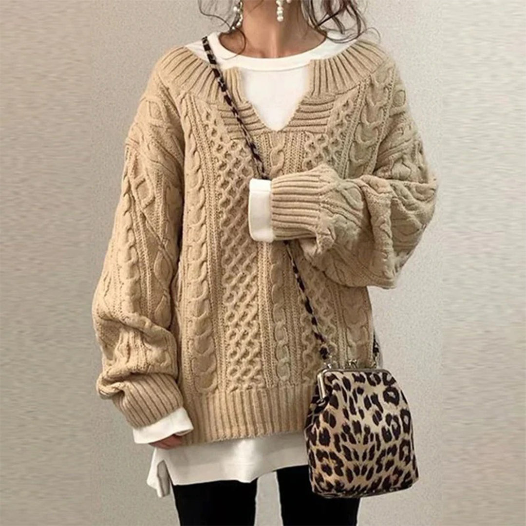 STACY | Chunky Knit Oversized Sweater