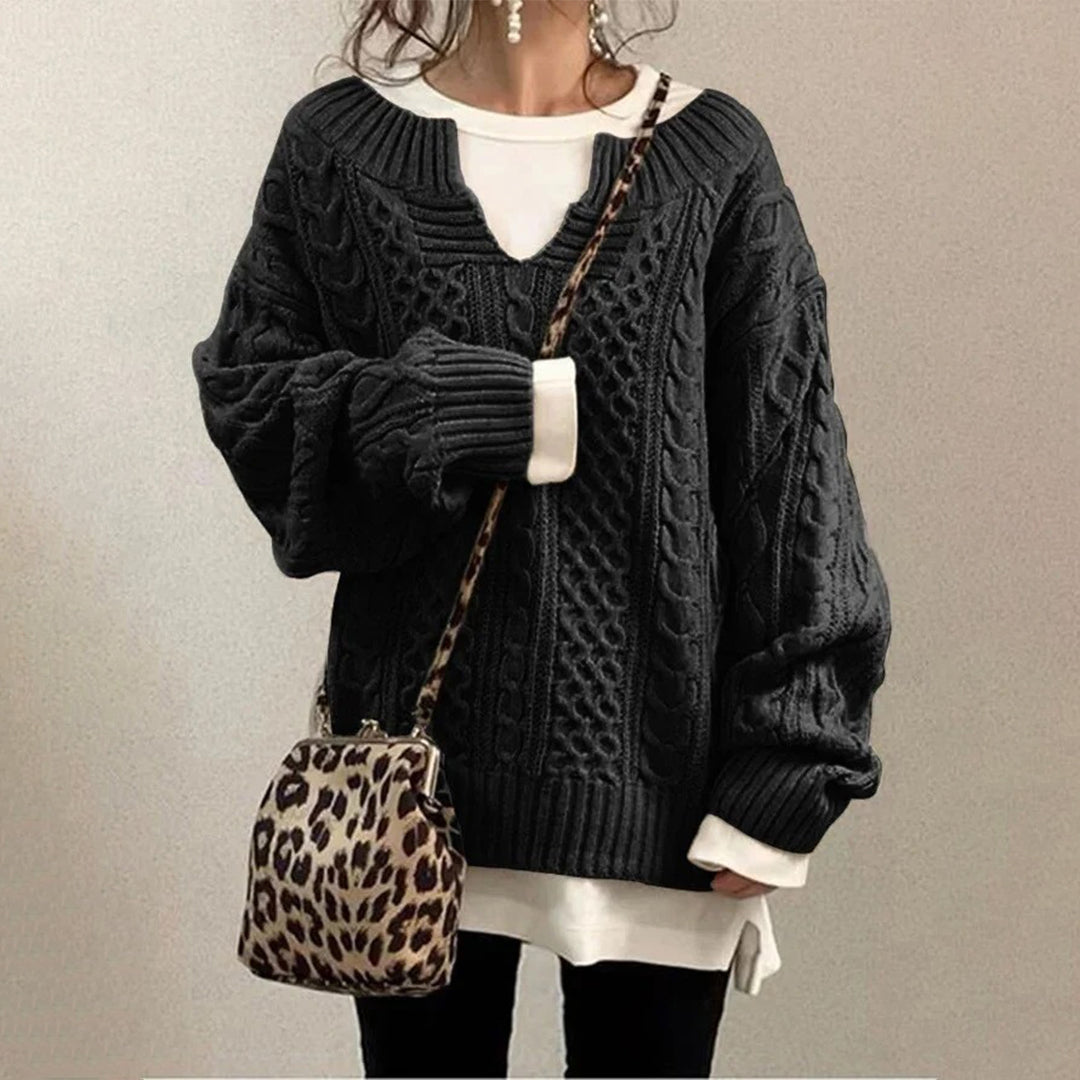 STACY | Chunky Knit Oversized Sweater