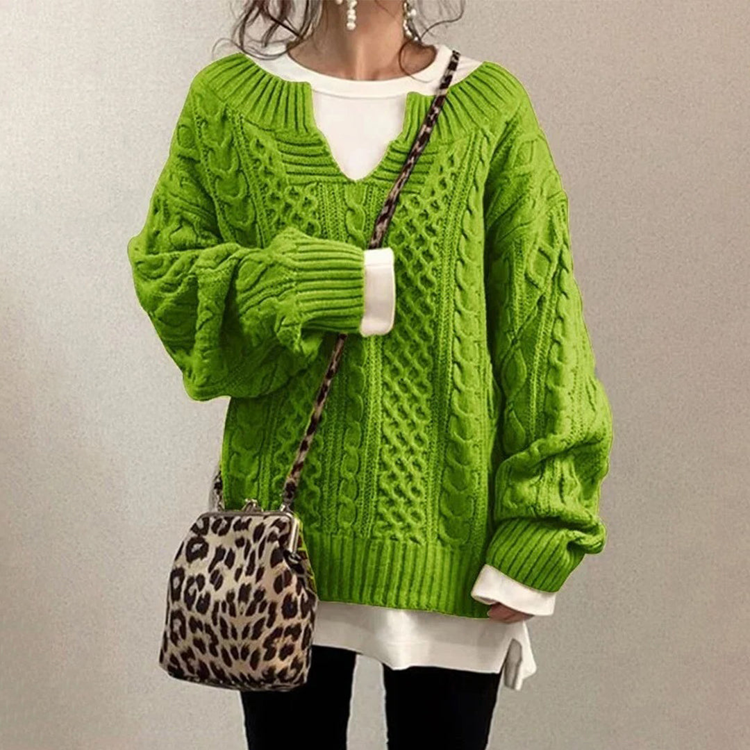 STACY | Chunky Knit Oversized Sweater