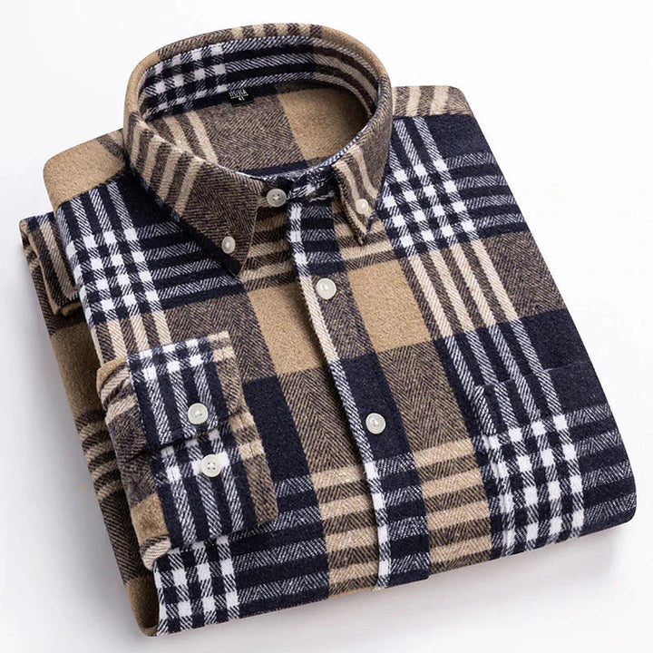 Cotton Plaid Shirt