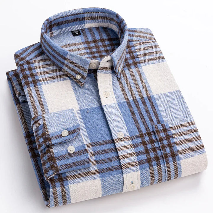 Cotton Plaid Shirt