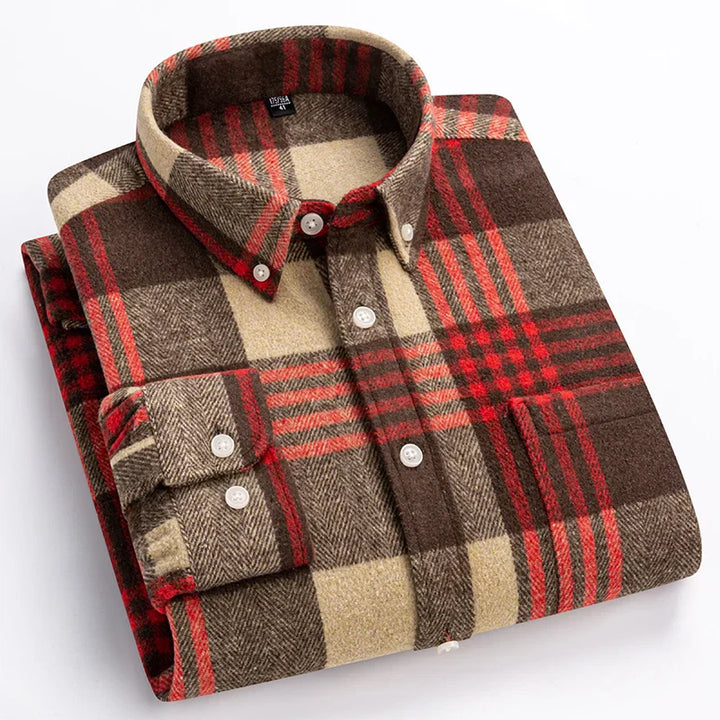 Cotton Plaid Shirt