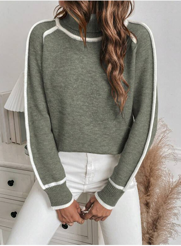 Elle | Women's Cozy Turtleneck Sweater