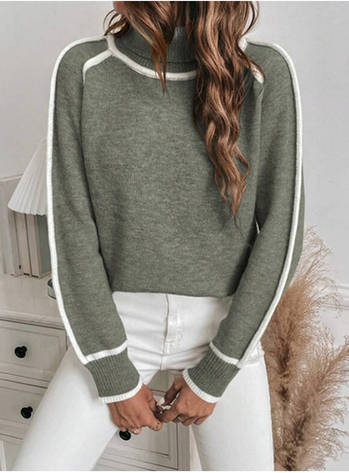 Elle | Women's Cozy Turtleneck Sweater