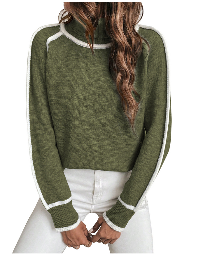 Elle | Women's Cozy Turtleneck Sweater
