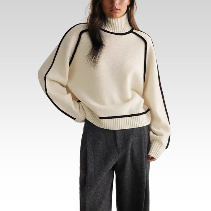 Lara | Women's Cozy Turtleneck Knit Sweater
