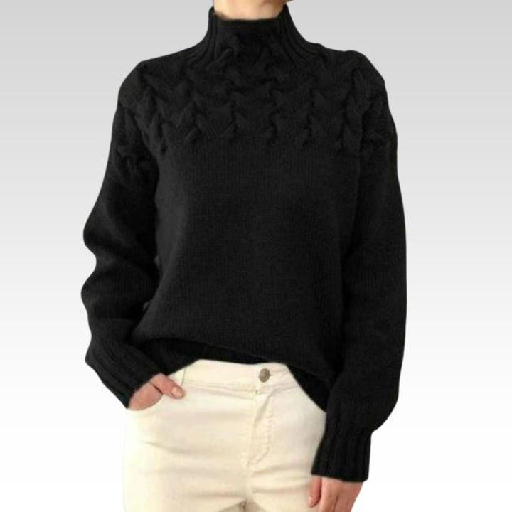 Erika | Cozy Turtleneck Knit Sweater