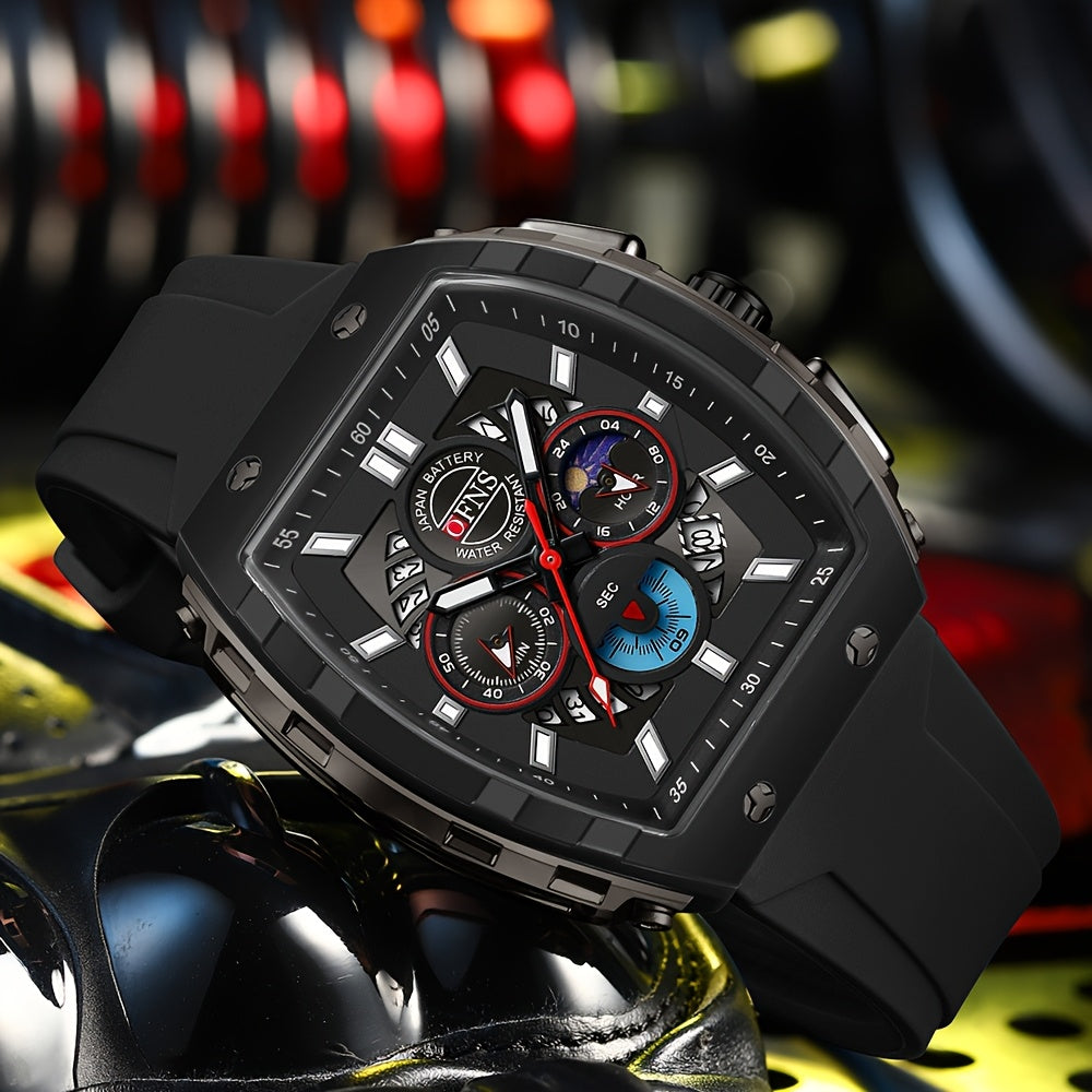 ONFS Men’s Sport Watch 2025 – Multifunctional Quartz Chronograph
