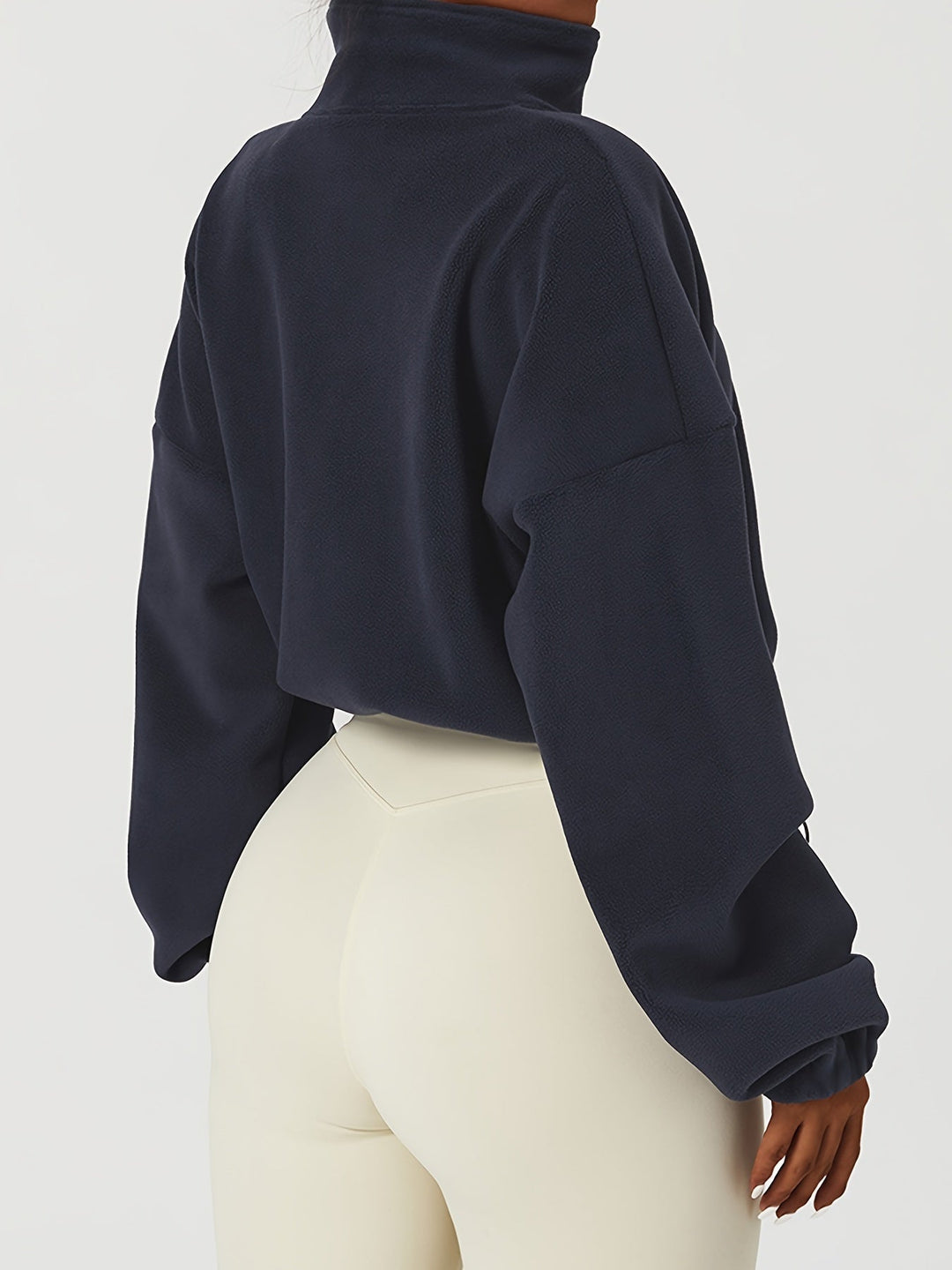 Velexia | Cozy Fleece Cropped Top