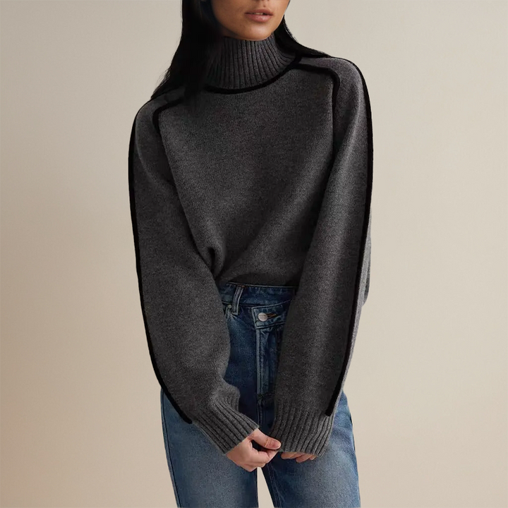 Lara | Women's Cozy Turtleneck Knit Sweater