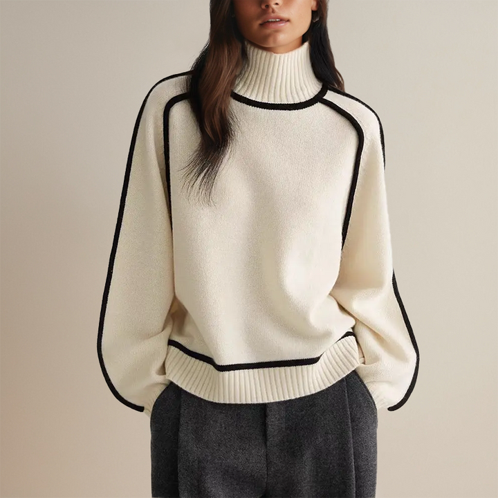 Lara | Women's Cozy Turtleneck Knit Sweater