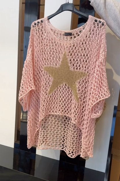 Larissa | Chic Star-Embellished Knit Sweater