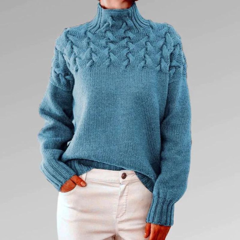 Erika | Cozy Turtleneck Knit Sweater