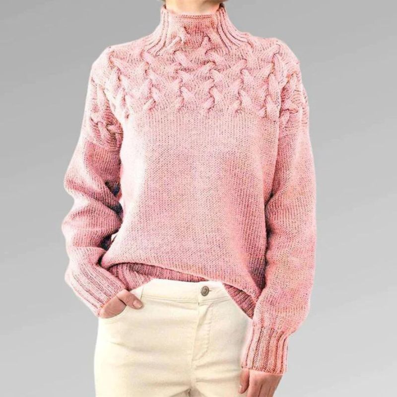 Erika | Cozy Turtleneck Knit Sweater