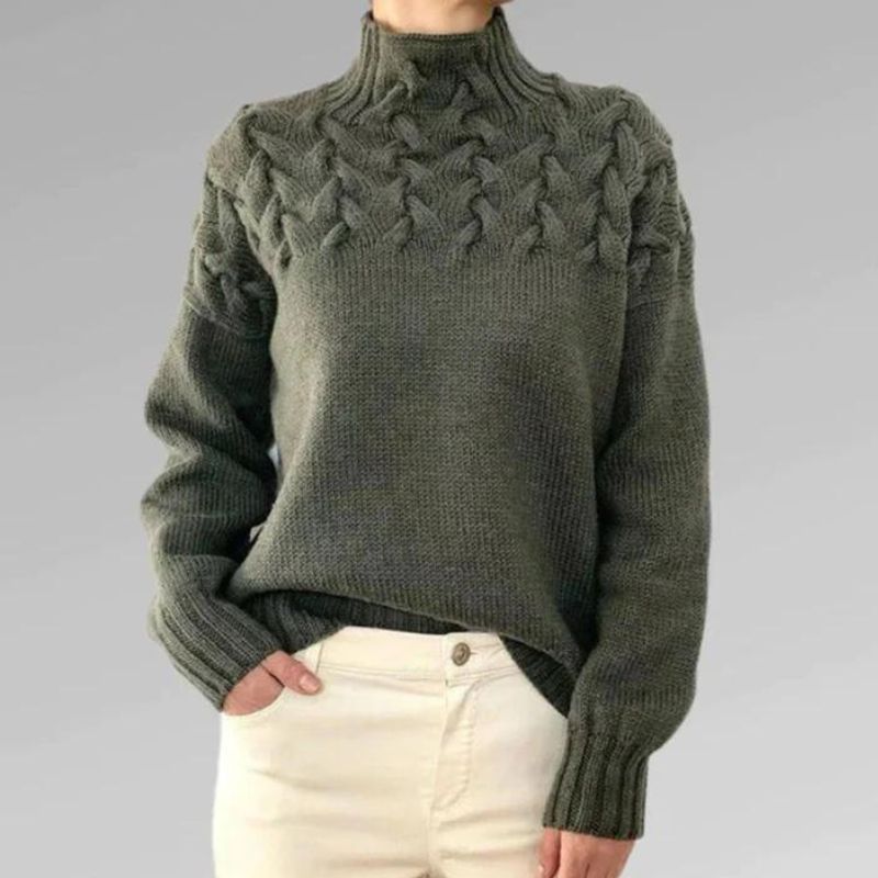 Erika | Cozy Turtleneck Knit Sweater