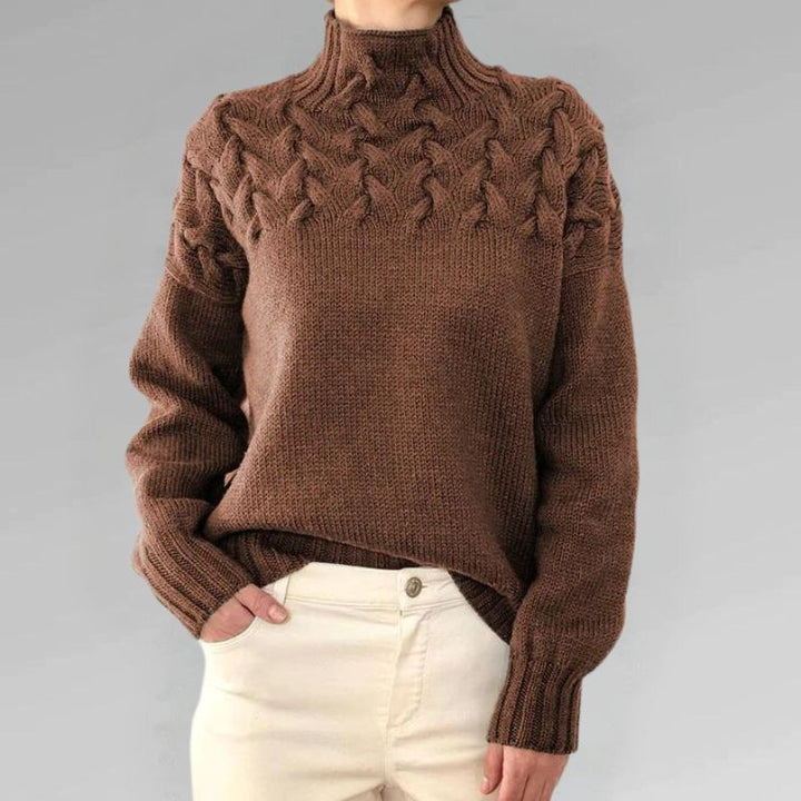 Erika | Cozy Turtleneck Knit Sweater
