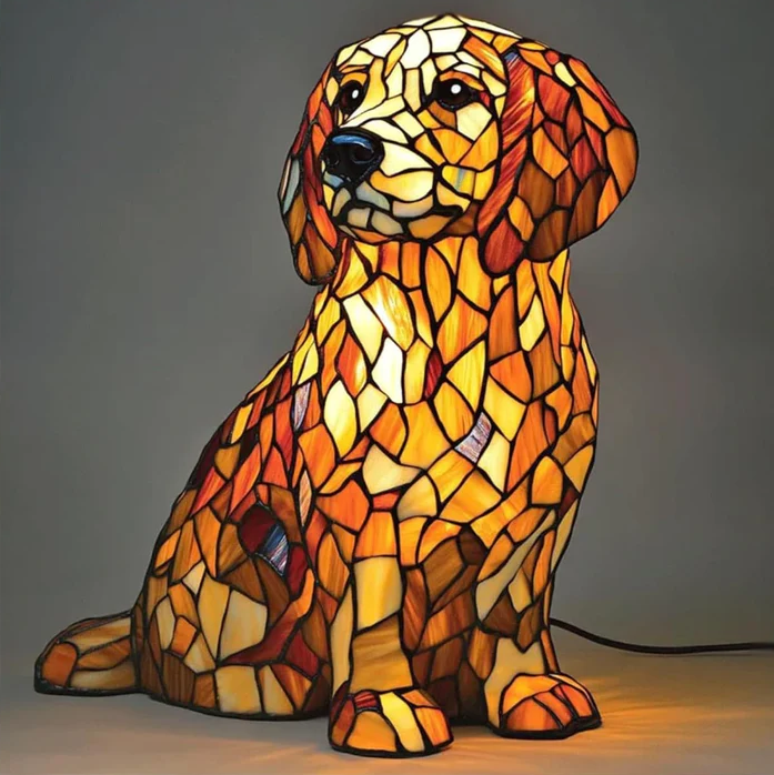 Pompom – Golden Retriever Spiritual Lamp